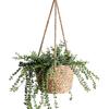 Wicker Hanging Basket, Natural Color