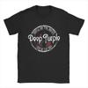 Deep Purple T-Shirt Men Novelty 100% Cotton Tee Shirt Round Collar Short Sleeve T Shirt Gift Idea Clothing