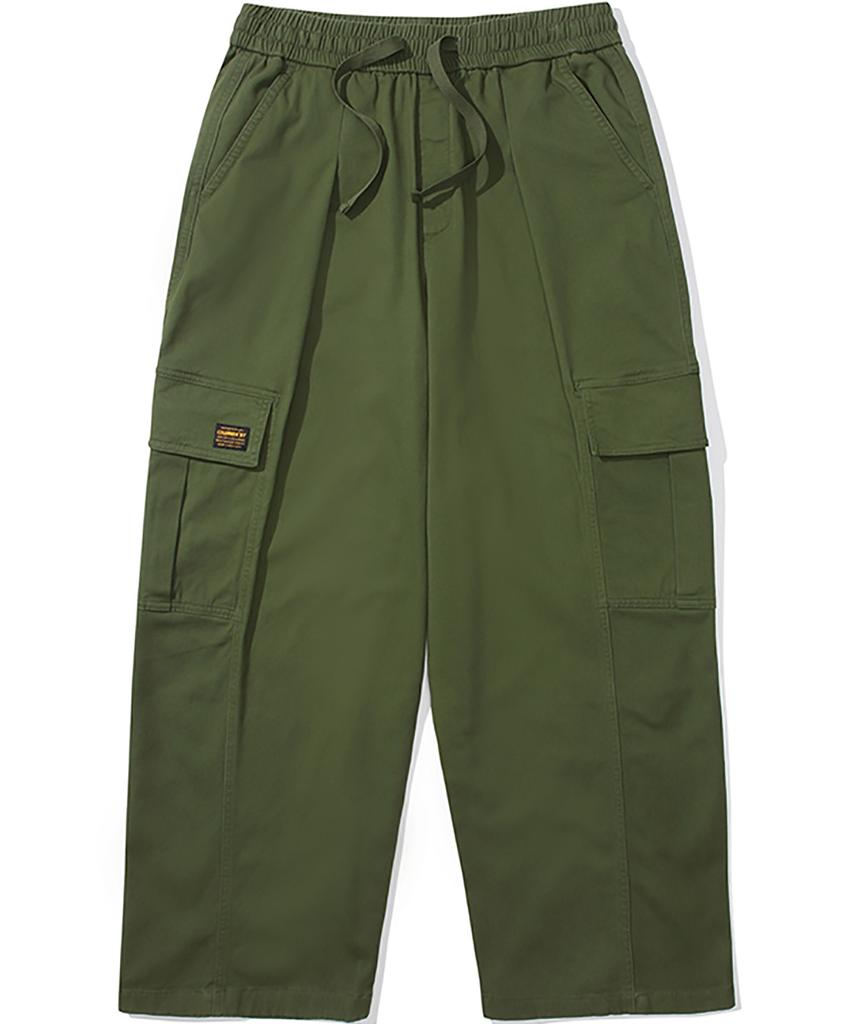 COLUMBIA UNIVERSITY M-Label Wide-Fit Cargo Pants Hunter Khaki
