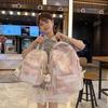 Tie-Dye Backpack Women's Large Capacity Lightweight Campus Backpack Student Schoolbag