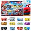 Pixar 12Pcs Cars Back Force Lightning Mcqueen Jackson 6Cm Storm Mater Model Car Accompanying Toys Kids Birthday Gifts