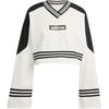 Original V-ringning Lös Långärmad Tröja Dam sweatshirt Off-White JX7597