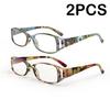 2PCS Reading Glasses Lightweight Anti Eyestrain Fashion Computer Presbyopic Glasses For Women Men