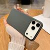 High Quality Carbon Fiber Kevlar Hard Magnetic Phone Case for IPhone 18 Pro Max17 Air 16 15 14 Plus 13 12 11 Pro Max Wireless Charge Cover