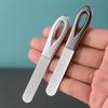 Stainless Steel Nail File, Precision Sandblasting Double-sided Nail Grinder, Nail File Strip for Shaping and Polishing