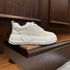 Mode Mode Veelzijdig Wit Heren Sportschoenen Platform Dikke Zool Casual Sneakers Ademend Lichtgewicht Hardloopschoenen Tennisschoenen