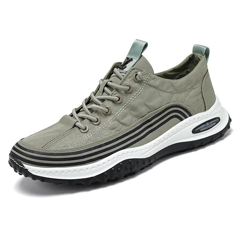 Four Seasons Umbrella Cloth Fashion Trendy Shoes Spring and Autumn New Student Crocodile Pattern Cloth Shoes Men's Casual Trendy Sports Shoes