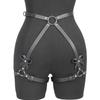 Pu Leather Fashion Chain Harness Belt Chest Harness Corset Bondage Lingerie Punk Gothic Lingerie Fetish Women Clothing