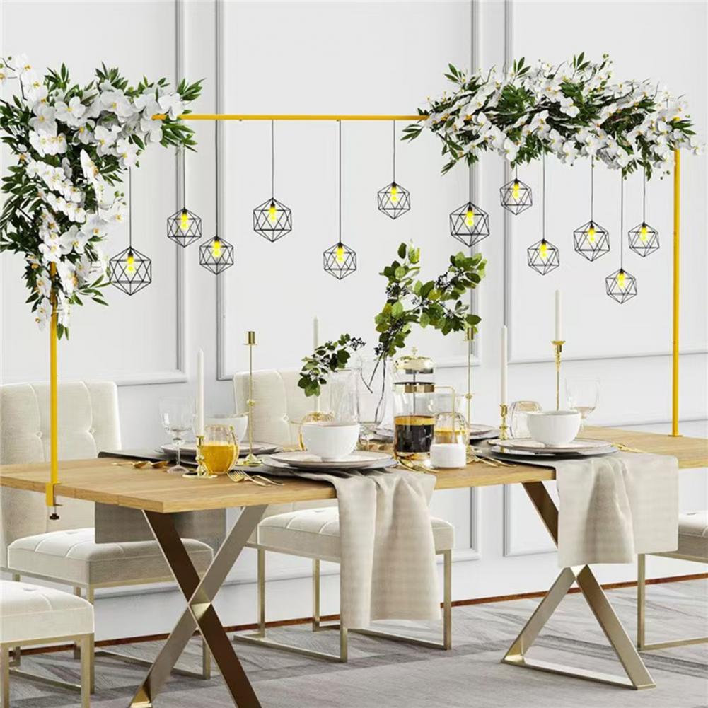 Portable Storage Table Rod Holder Table Arch Stand Metal Table Arch Rod Stand for Balloons Flowers Decoration At Wedding