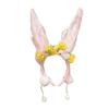 Plush Rabbit Hair Band Tassel Rabbit Ear Hair Ornament Funny Mid-Autumn Festival Headband  Holiday