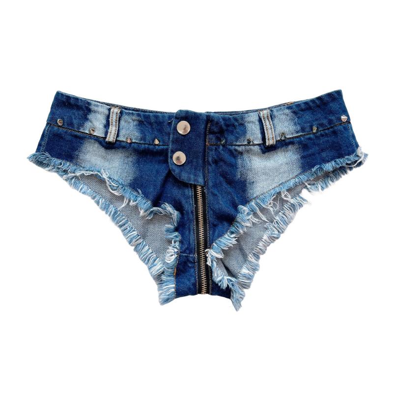 Shorts retos femininos azuis, calças curtas, cintura baixa, verão, zíper, faixa aberta, shorts jeans