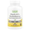 Organic Natural Food Multivitamin for Men Over 40, Contains Organic Amla Extract, Organic Sunflower Extract, Organic Moringa Extract, 60 Tablets