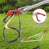 1.5M Foldable Snake Tongs Snake Hook Catcher Stainless Steel Snake Hook Pliers Pick Up Tool To Catch Loach Crab Rubbish Clip