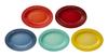 Stoneware Mini Oval Plates, Rainbow Design, Heat and Cold Resistant, Microwave and Oven Safe, Set of 5. [Official Japanese Retailer]