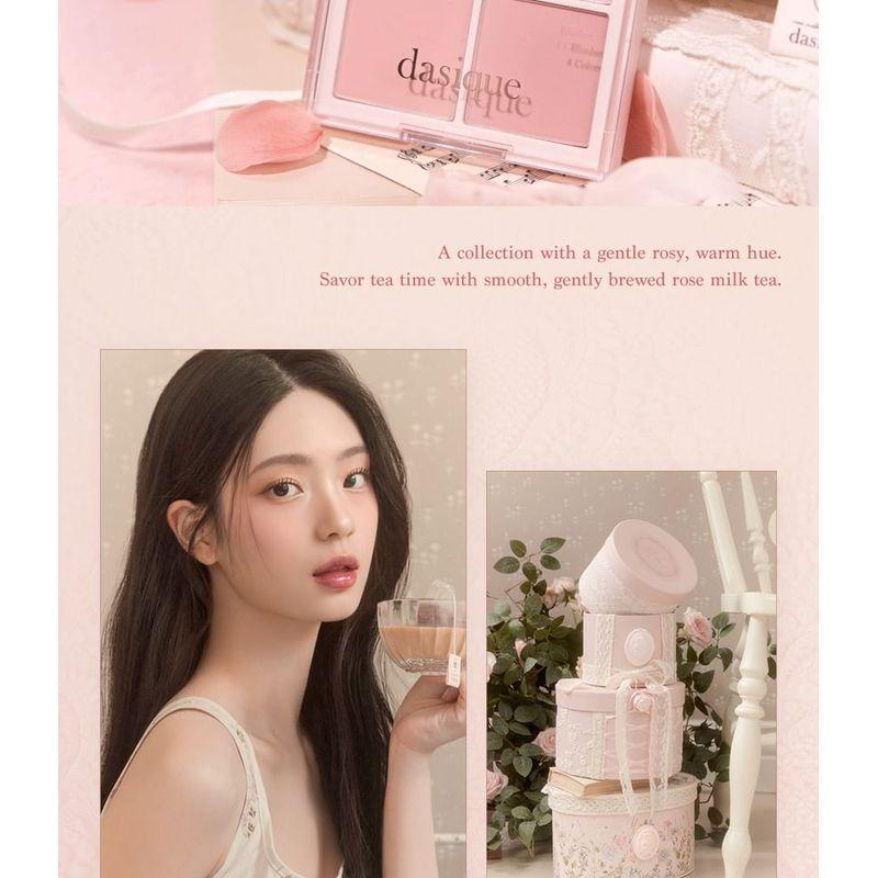 DASIQUE Blending Mood Cheek Rose Milk Tea Collection